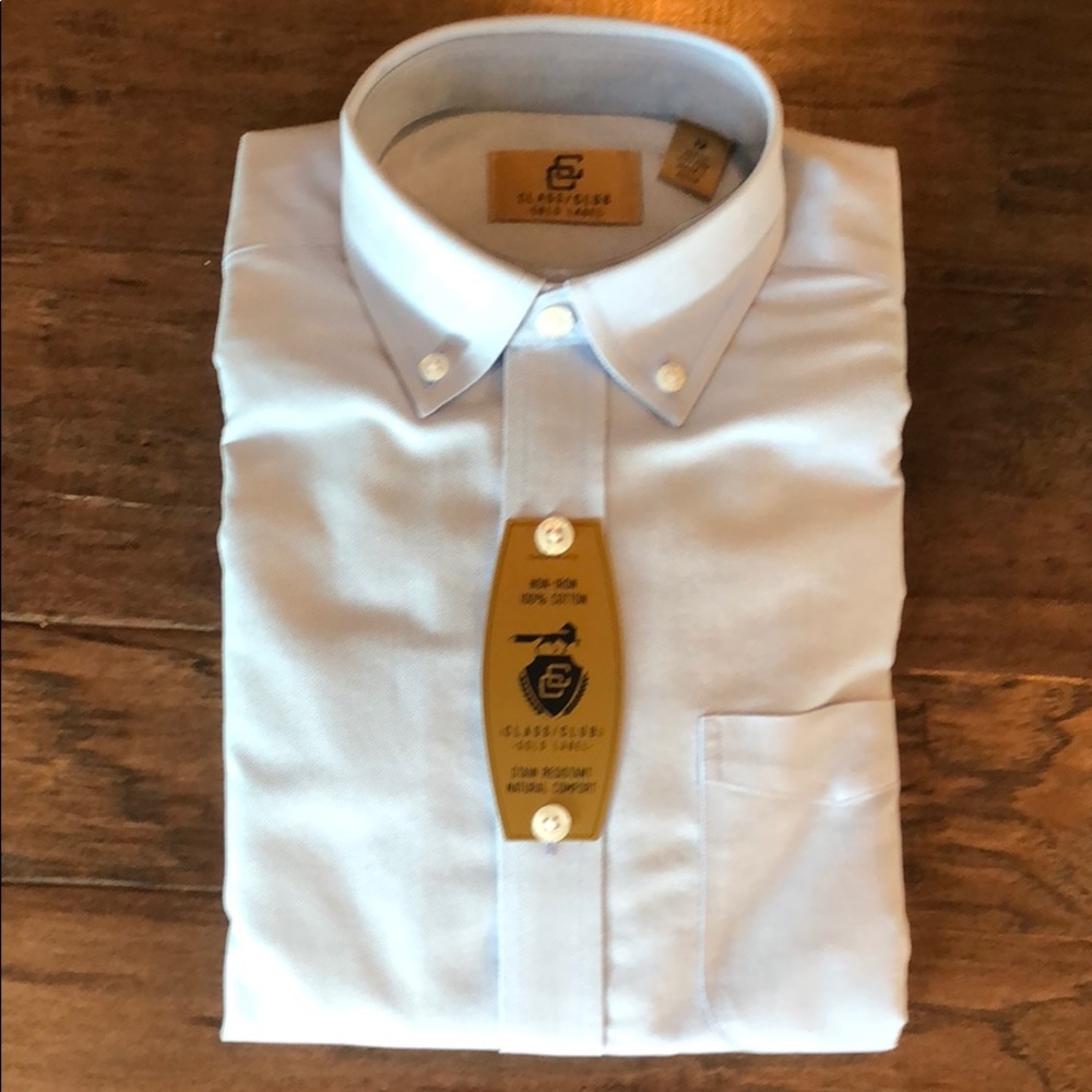 Blue Long Sleeve Dress Shirt